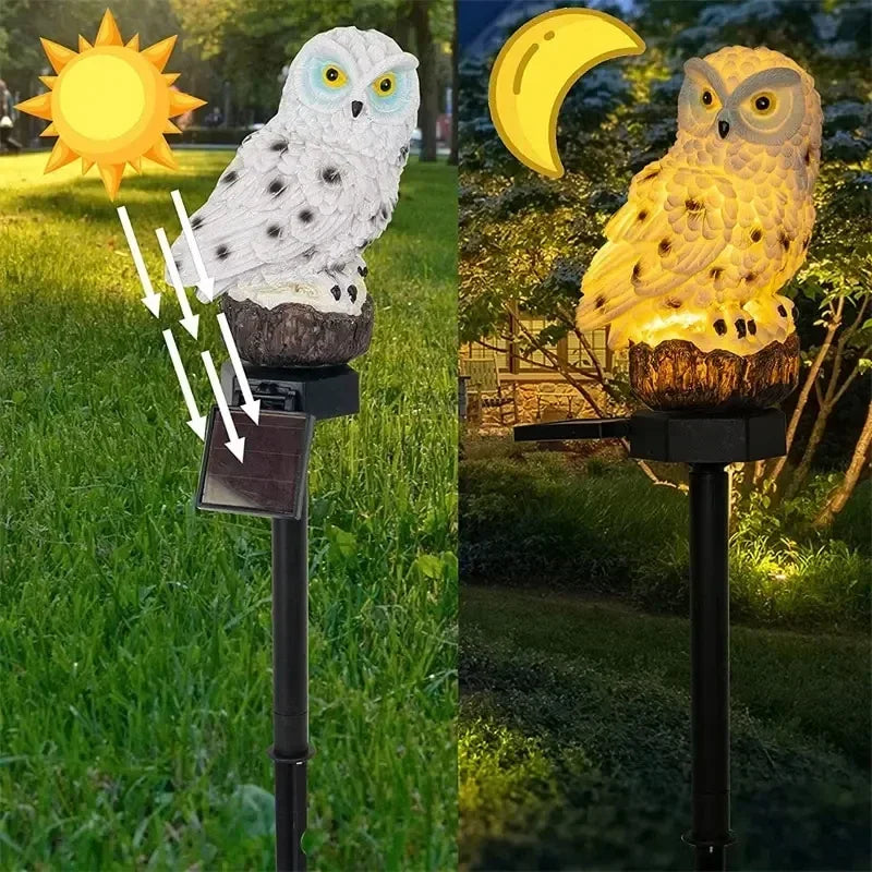 Avelos | Solar Uil-Gazonlamp