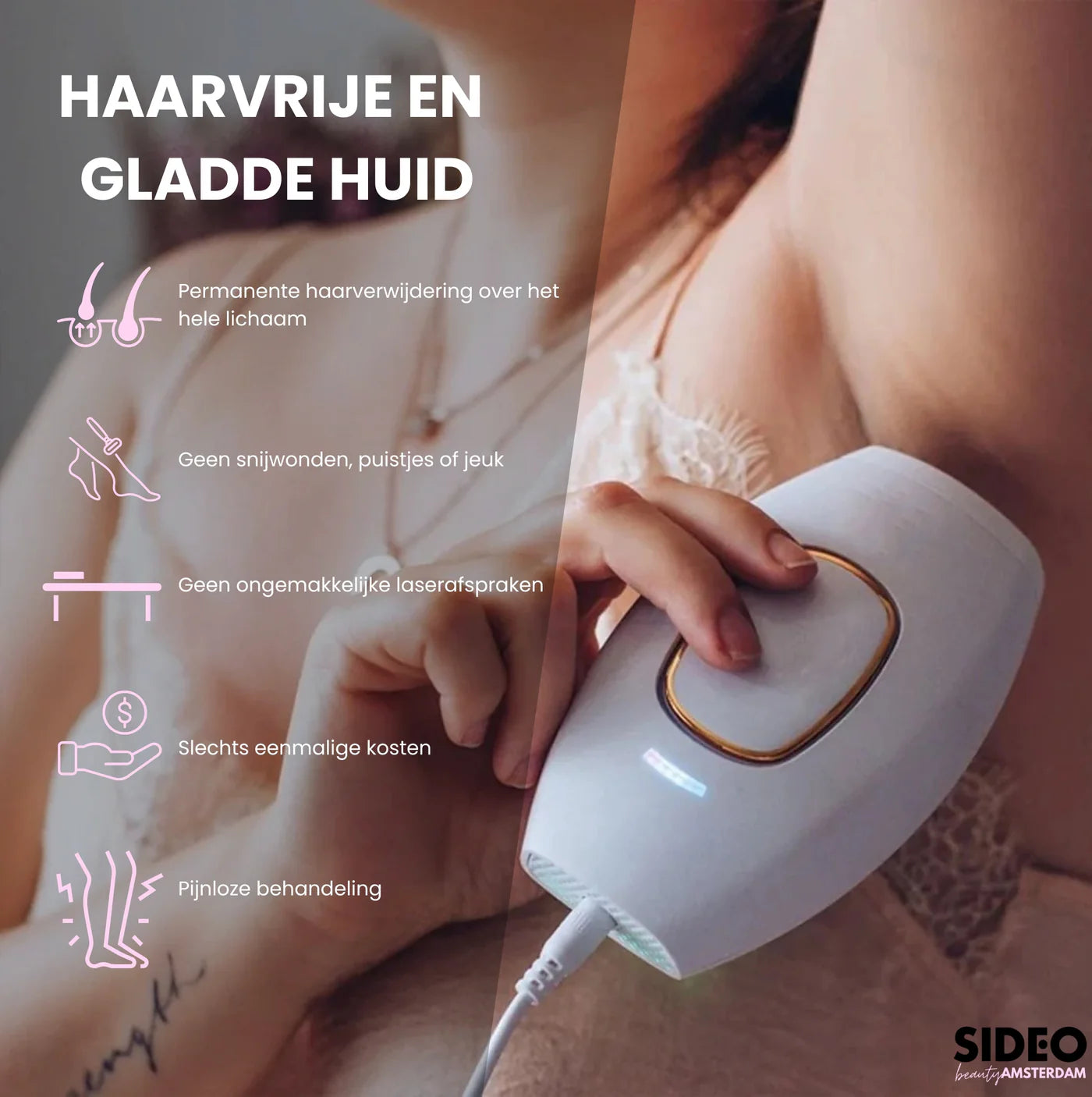 Sidea IPL Haarverwijderaar – Professionele laserontharing voor thuisgebruik